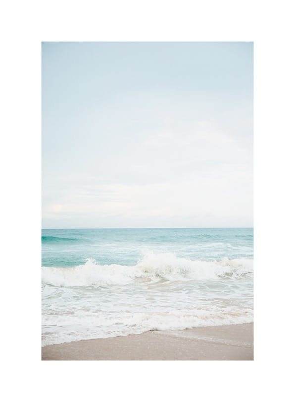 Indian Ocean Waves Poster (50x70 cm) - Natuur posters