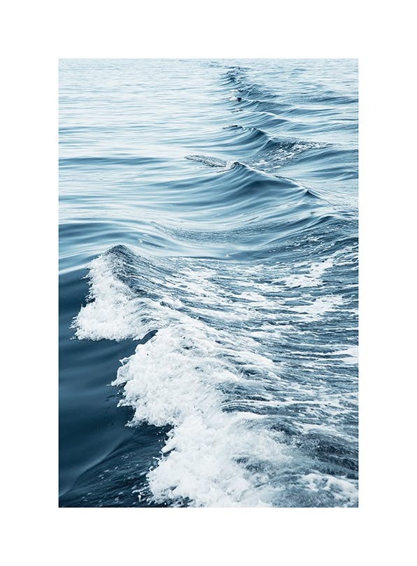 Waves of the Sea Poster (50x70 cm)