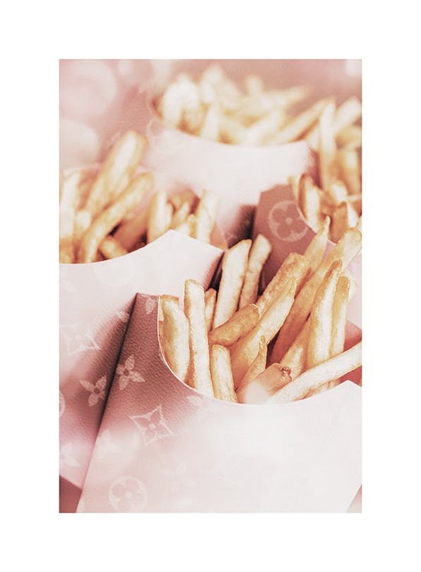Fashion Fries Affiche (30x40 cm) - Photographies