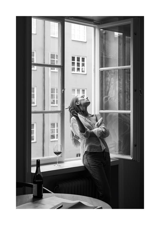 Smoking by the Window Poster 0