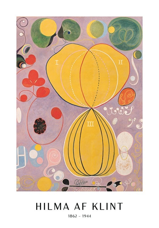 Poster - The ten largest, adulthood, No. 7 by Hilma Af Klint 0