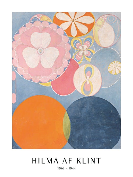 Plakát - Hilma af Klint - The Ten Largest, Childhood, No. 2 0