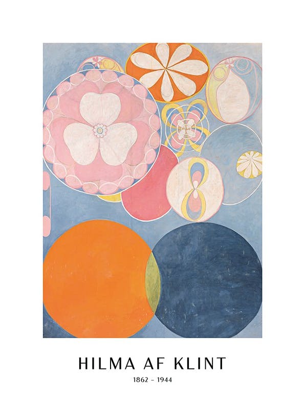 Print - Hilma af Klint - The Ten Largest, Childhood, No. 2 (40x50 cm)- Hilma af Klint Posters