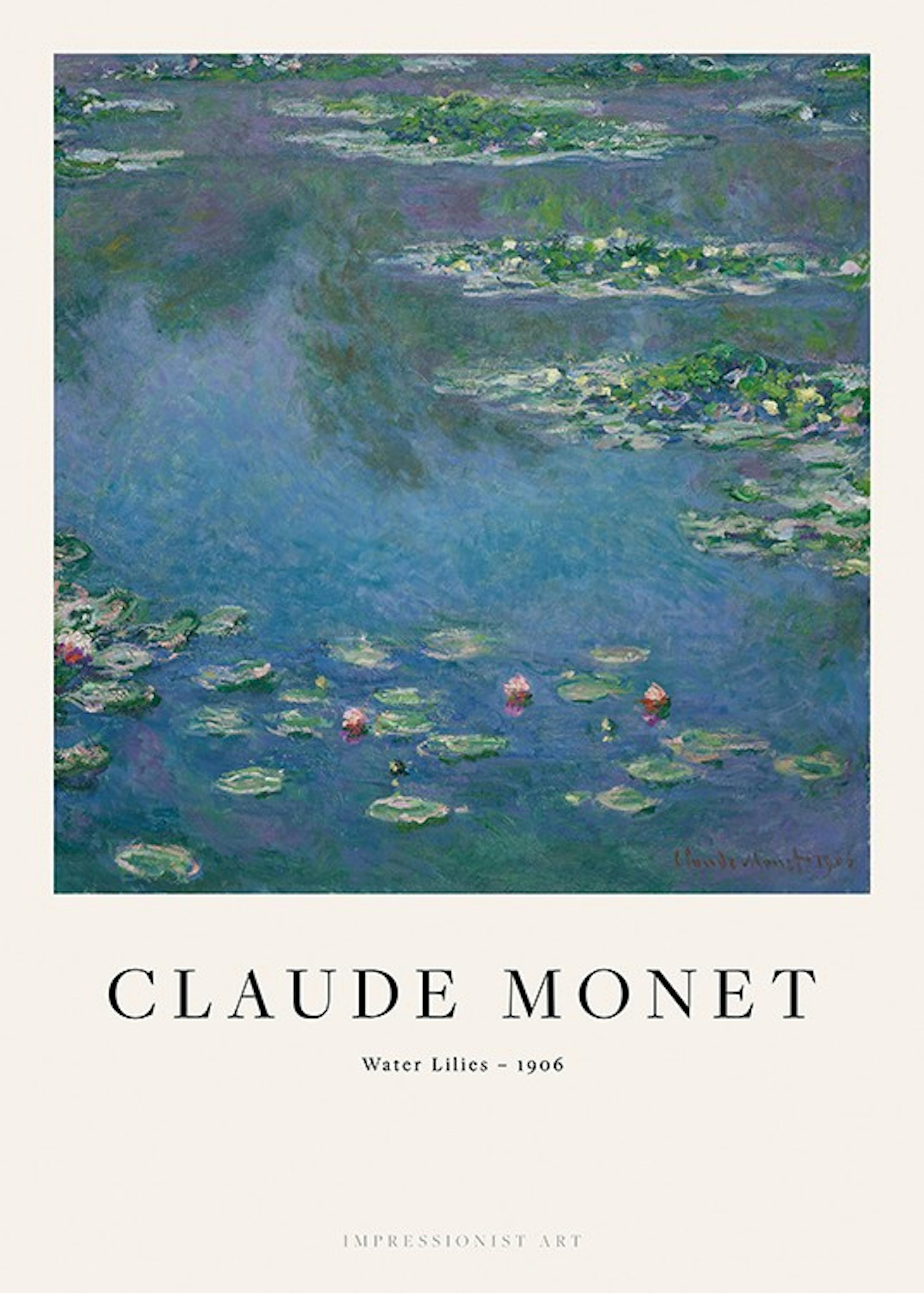 Monet - Water Lilies 포스터 0