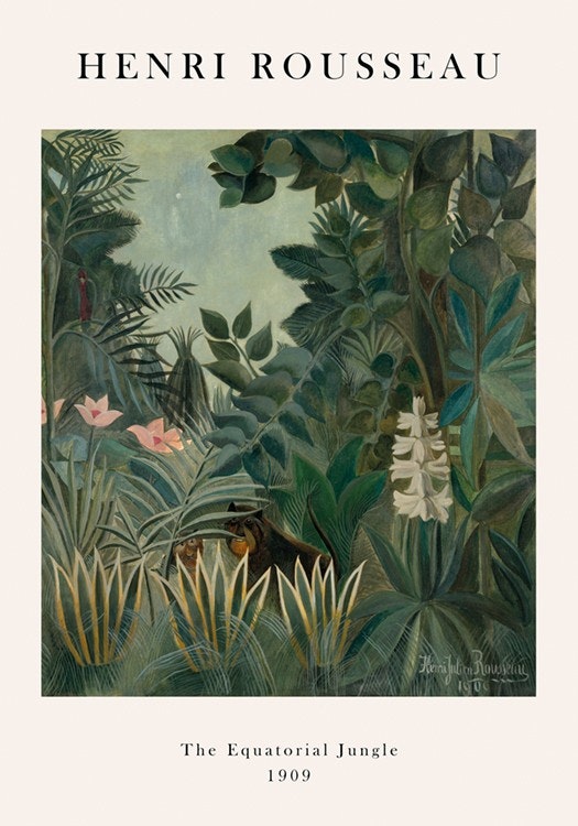 Rousseau - The Equatorial Jungle Plakát 0