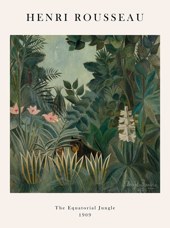 Rousseau - The Equatorial Jungle 포스터 0