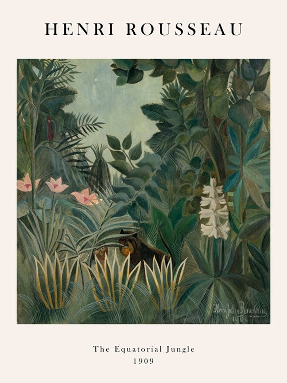 Rousseau - The Equatorial Jungle Affiche 0