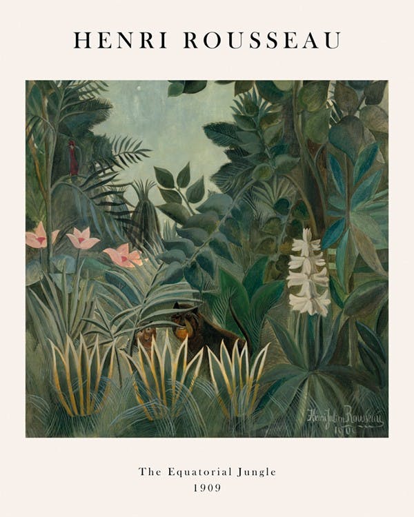Rousseau - The Equatorial Jungle Plagát 0