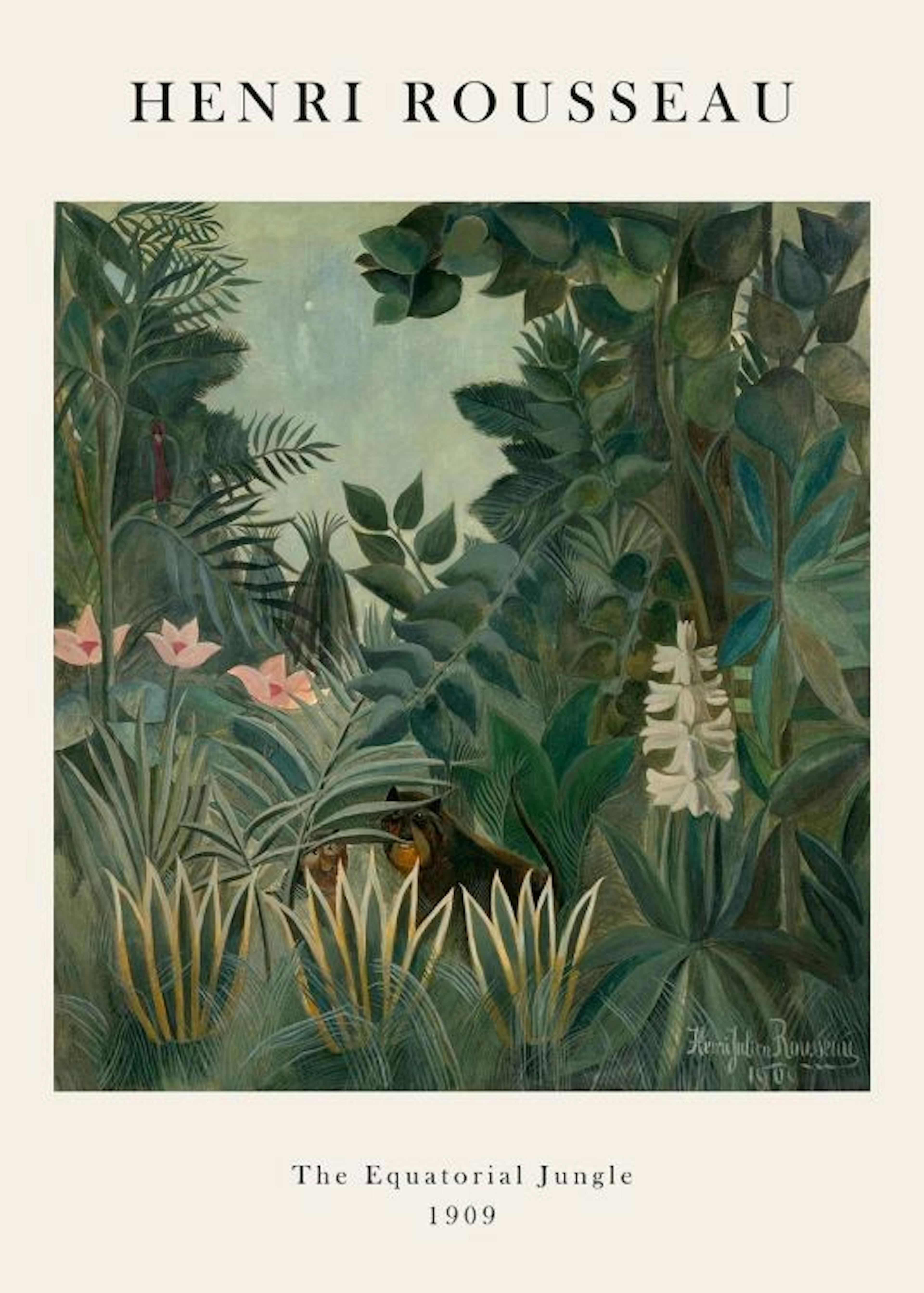 Rousseau - The Equatorial Jungle Print 0