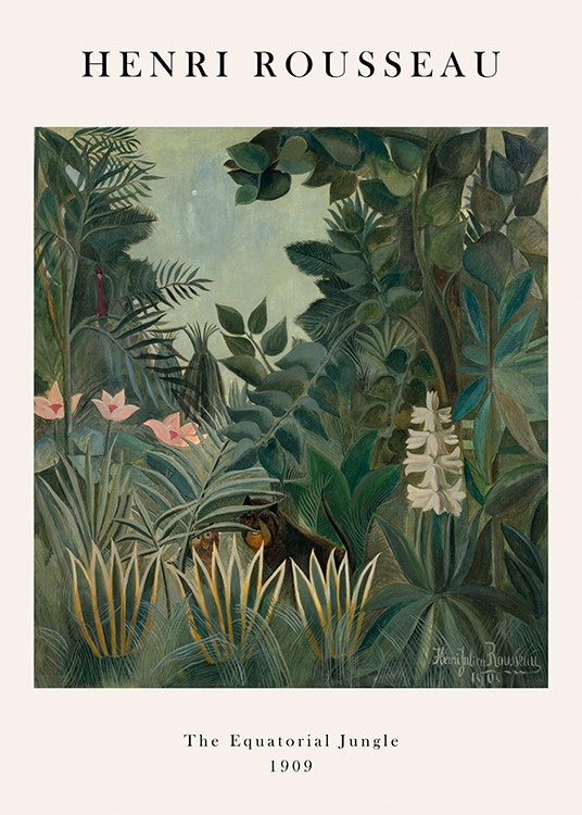 Rousseau - The Equatorial Jungle Poster 0