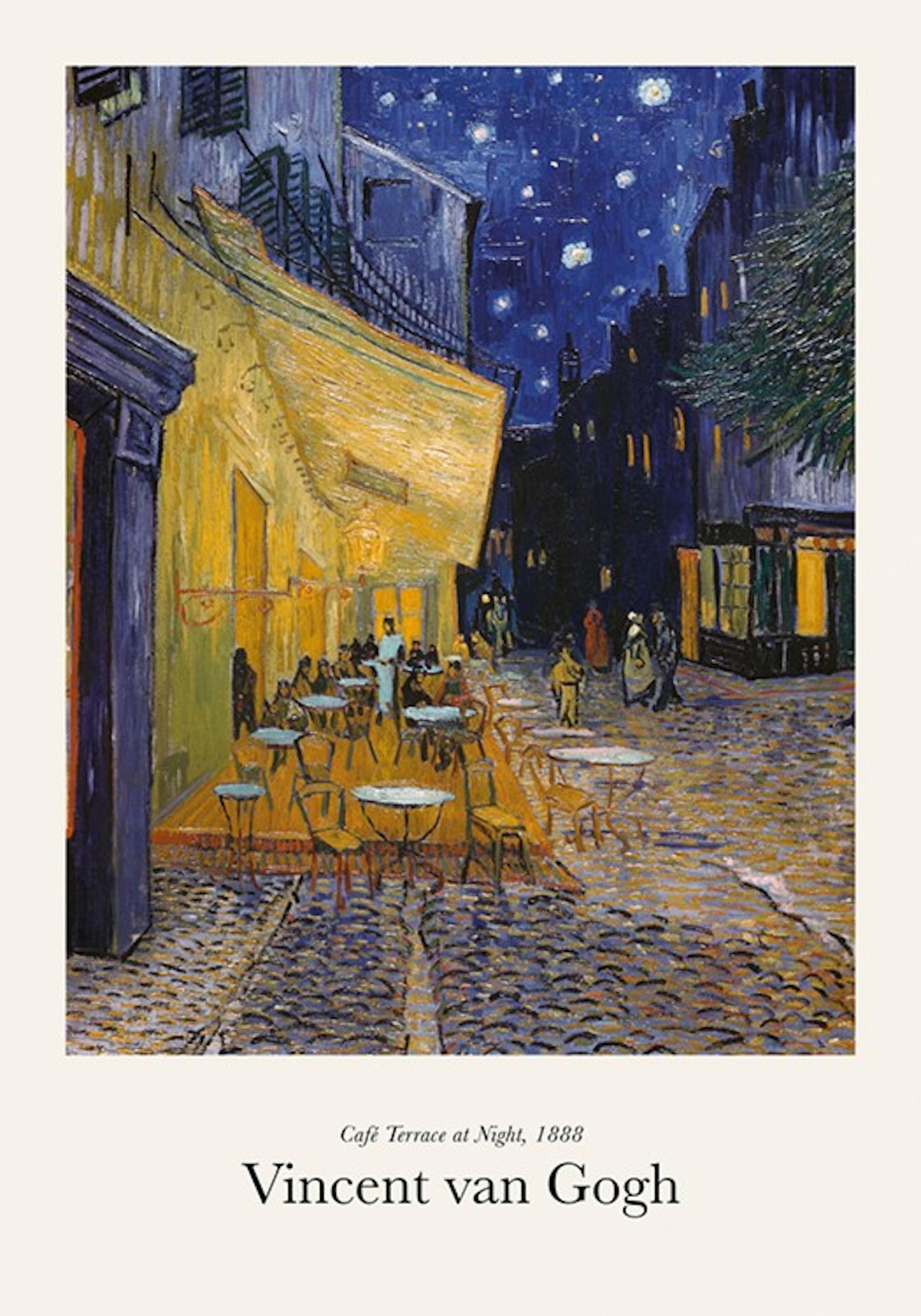 Van Gogh - Café Terrace at Night Plagát 0