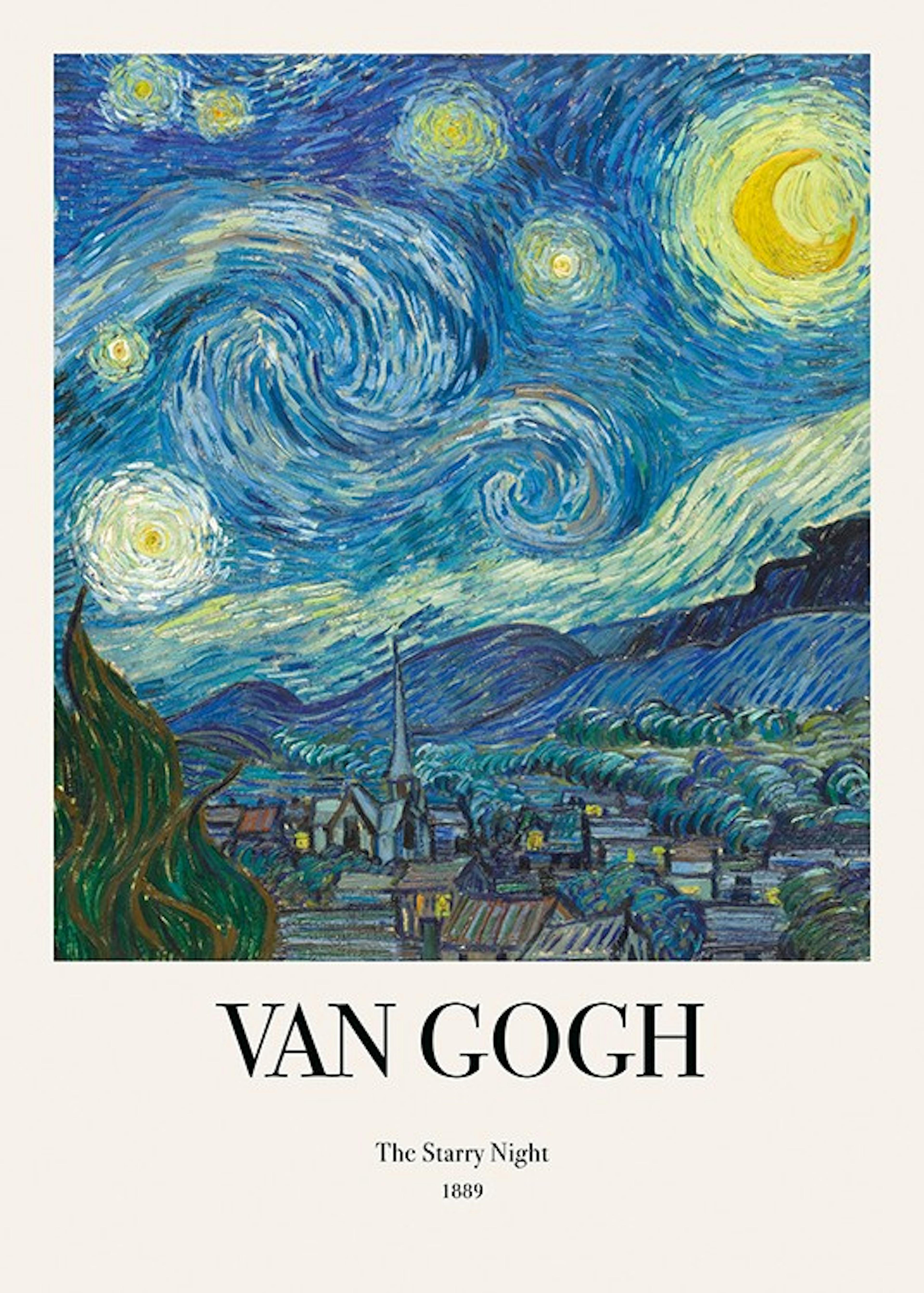 Van Gogh - The Starry Night Affiche 0