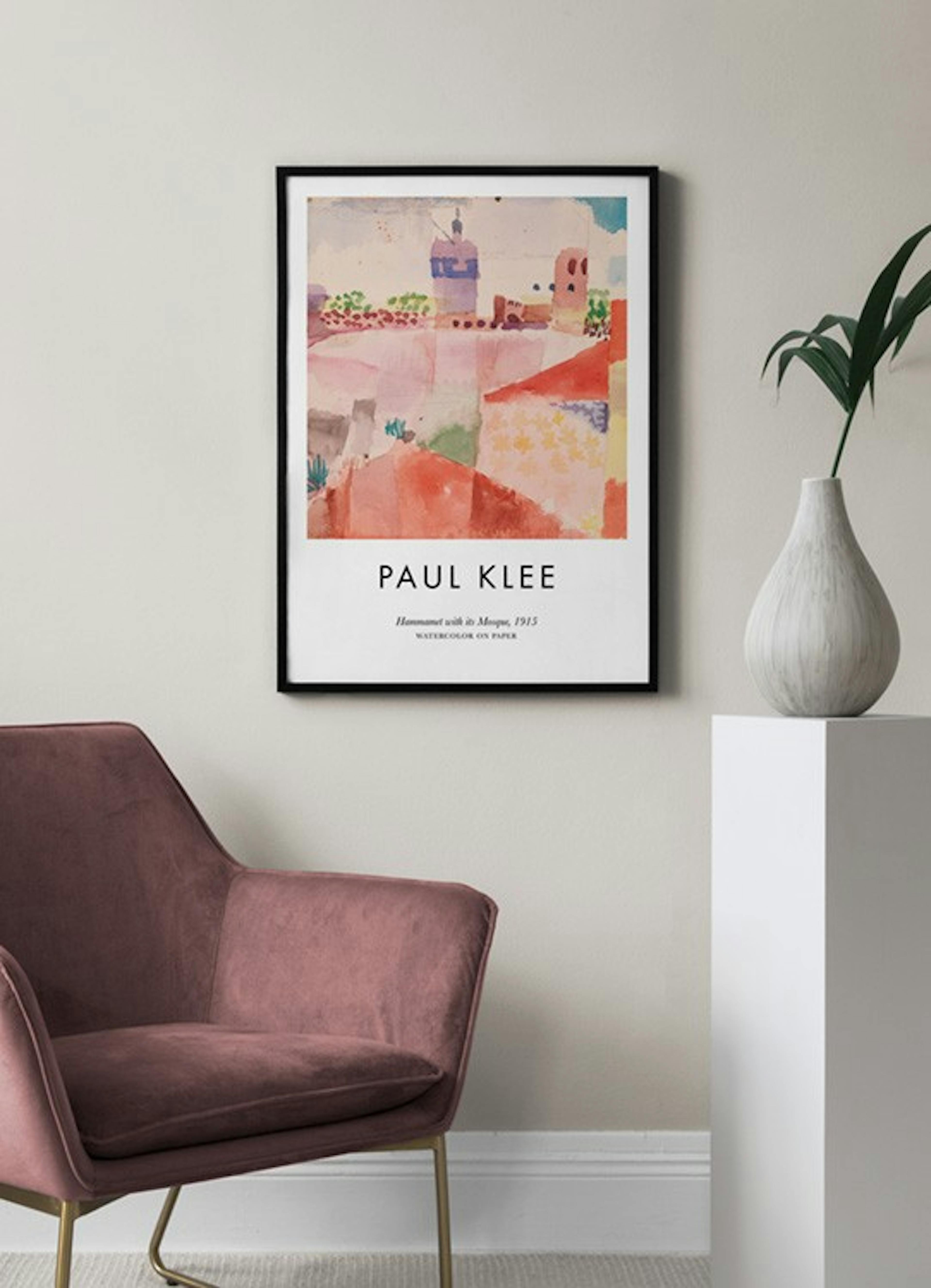 Paul Klee - Hammamet With its Mosque Print