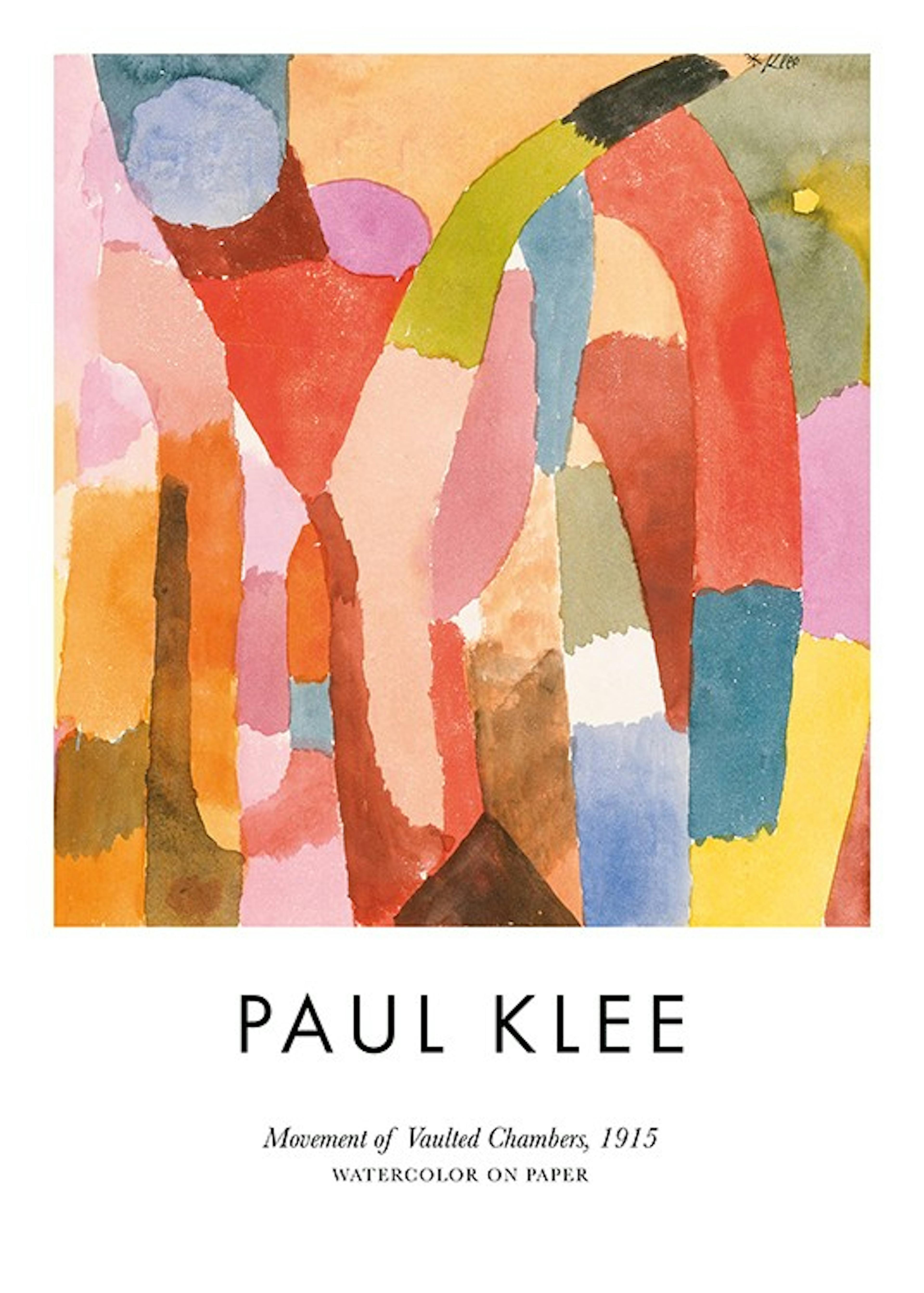 Paul Klee - Movement of Vaulted Chambers Affiche 0
