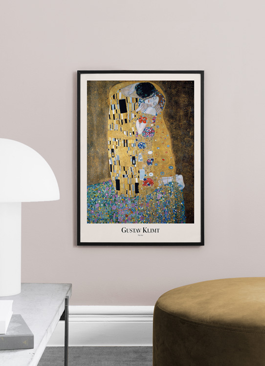 Gustav Klimt - The Kiss Plakat - Kys i - desenio.dk