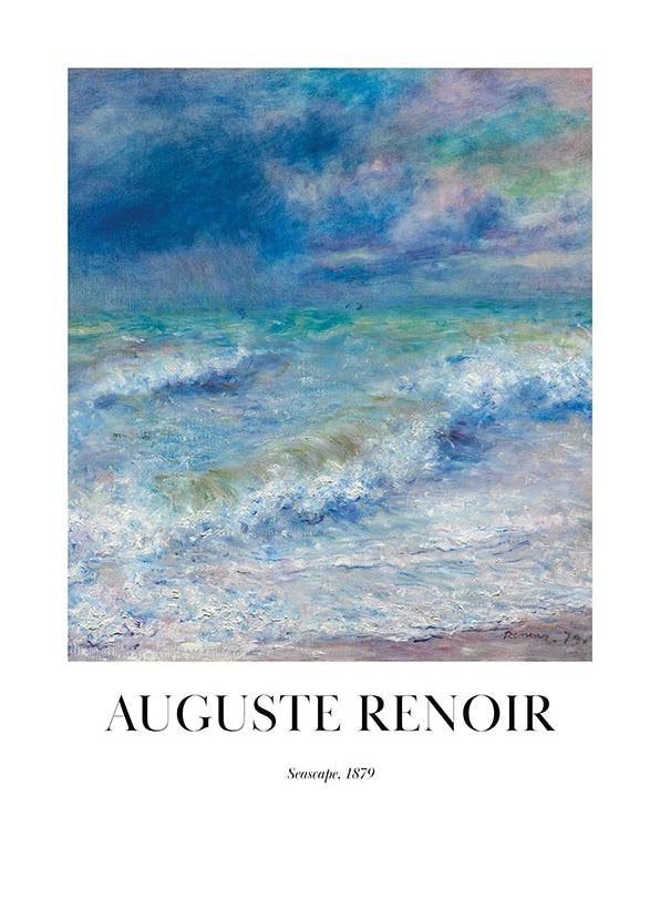 Prints - Renoir - Seascape Print (50x70 cm) - Paintings by famous painters