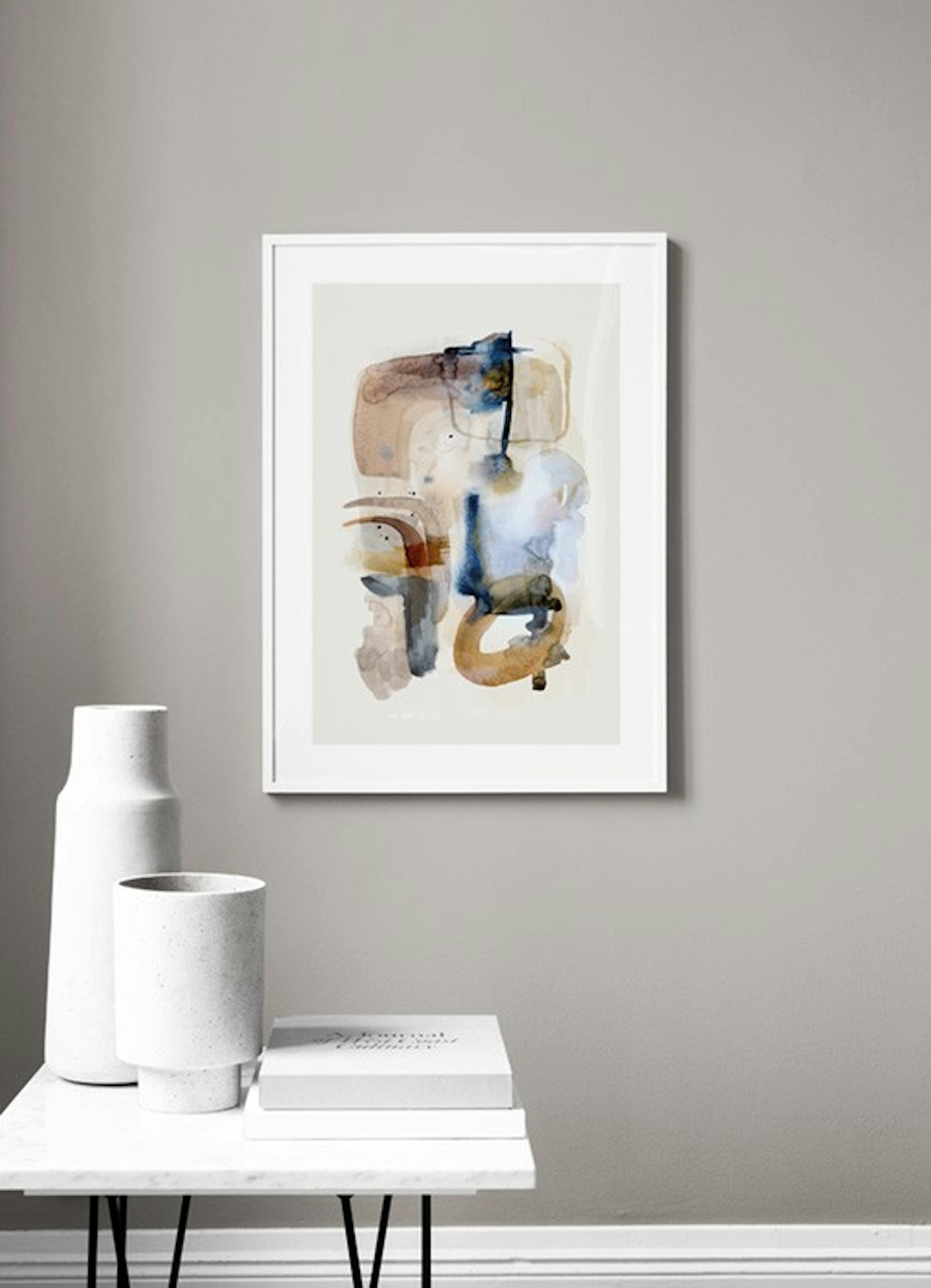 Earthy Watercolor No1 Print