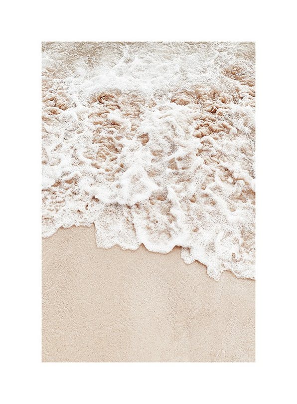 The Beach Edge Affiche (21x30 cm) - Tableaux de plages