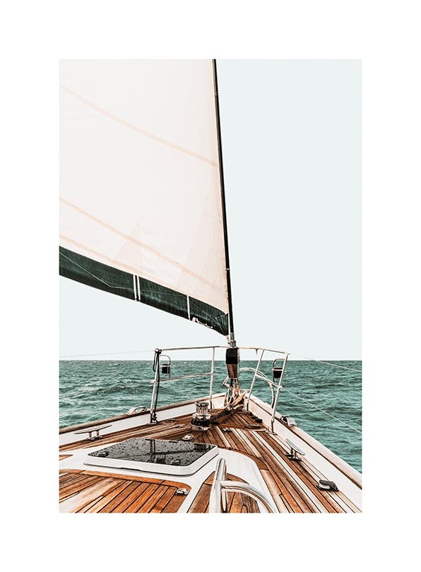 Sail With Me Plakat (30x40 cm)- Morski pejzaż