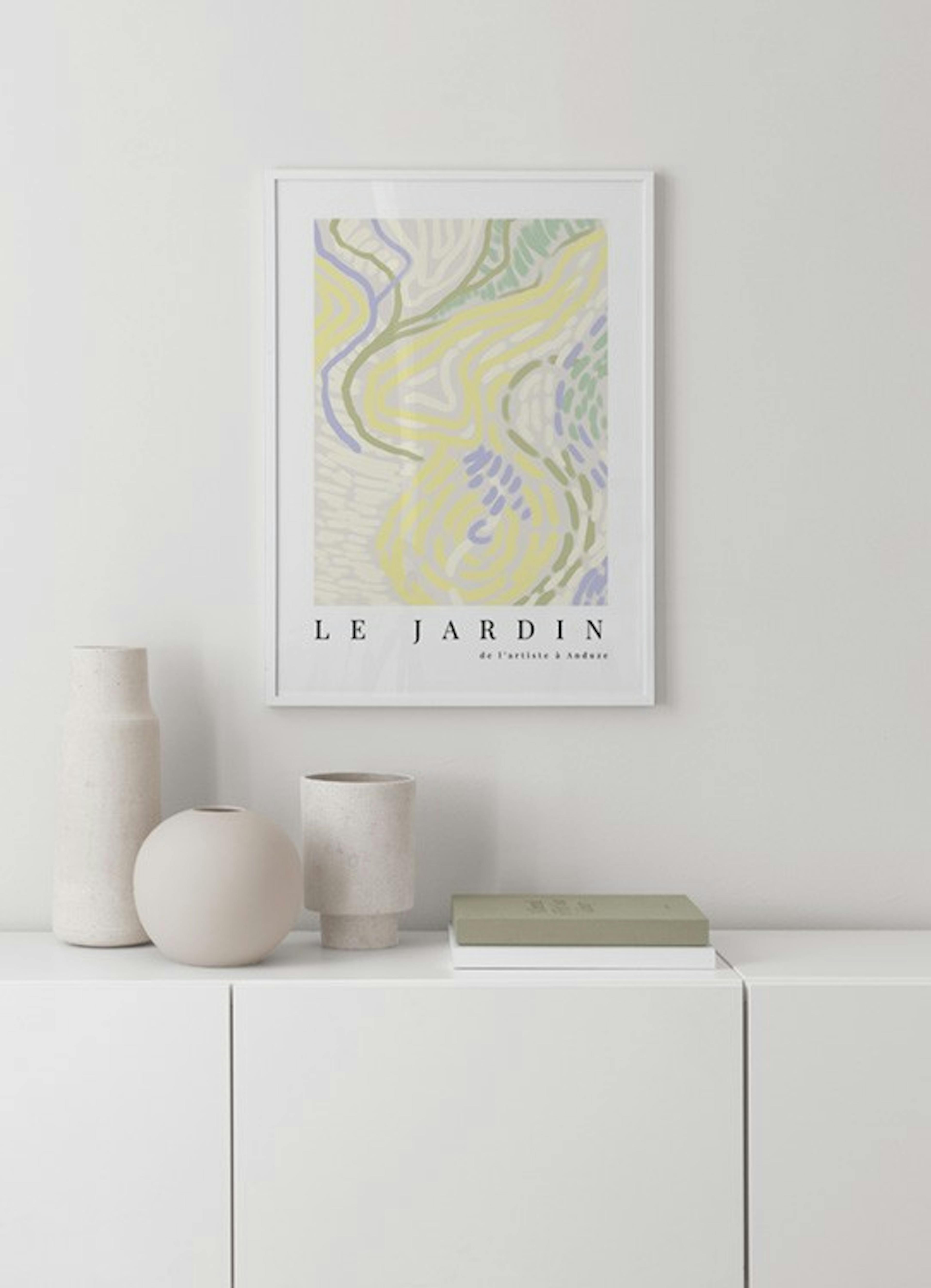 Le Jardin No4 Affiche