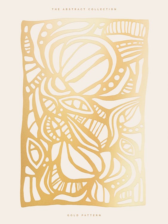 Gold Pattern Poster 0