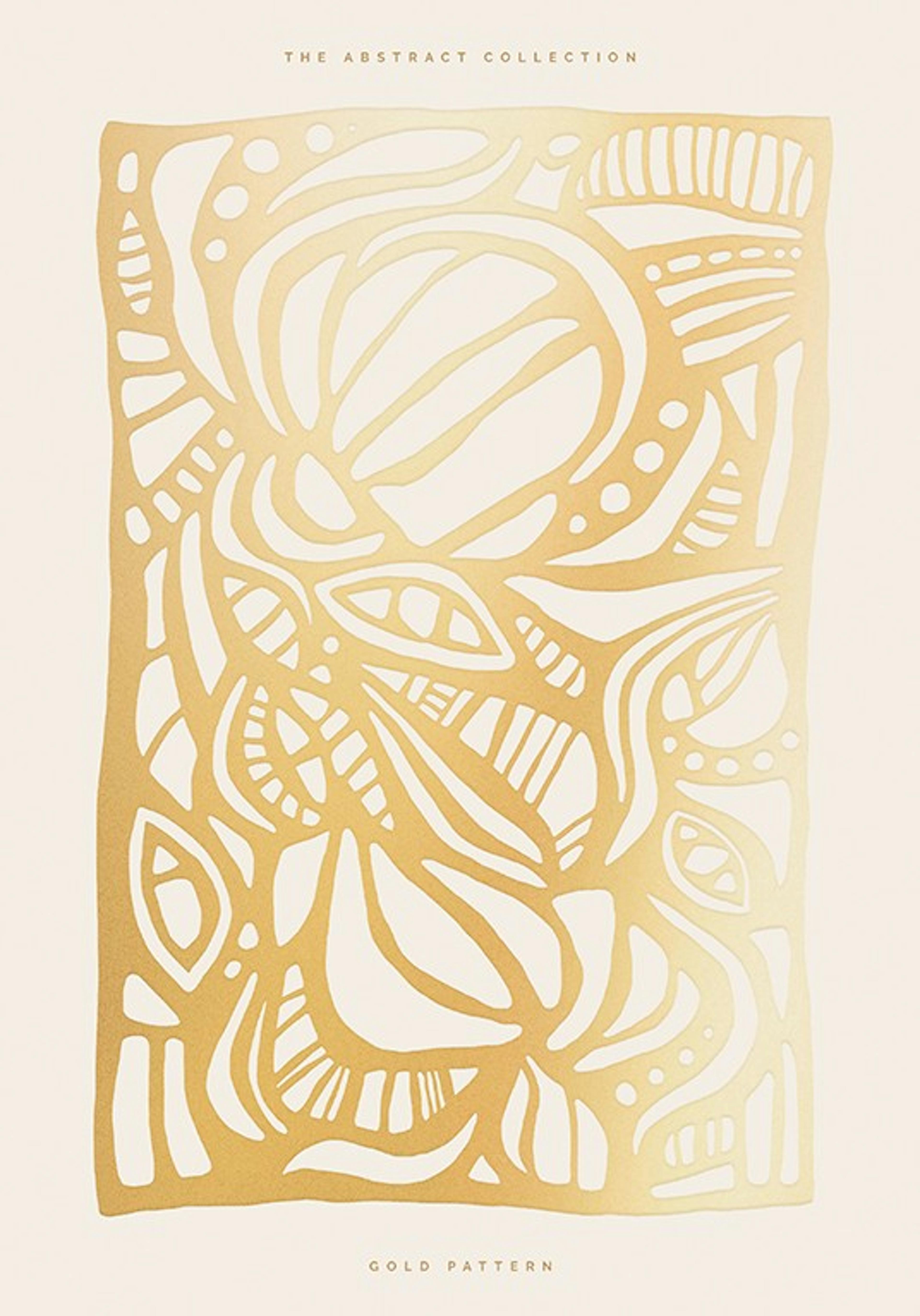 Gold Pattern Print 0
