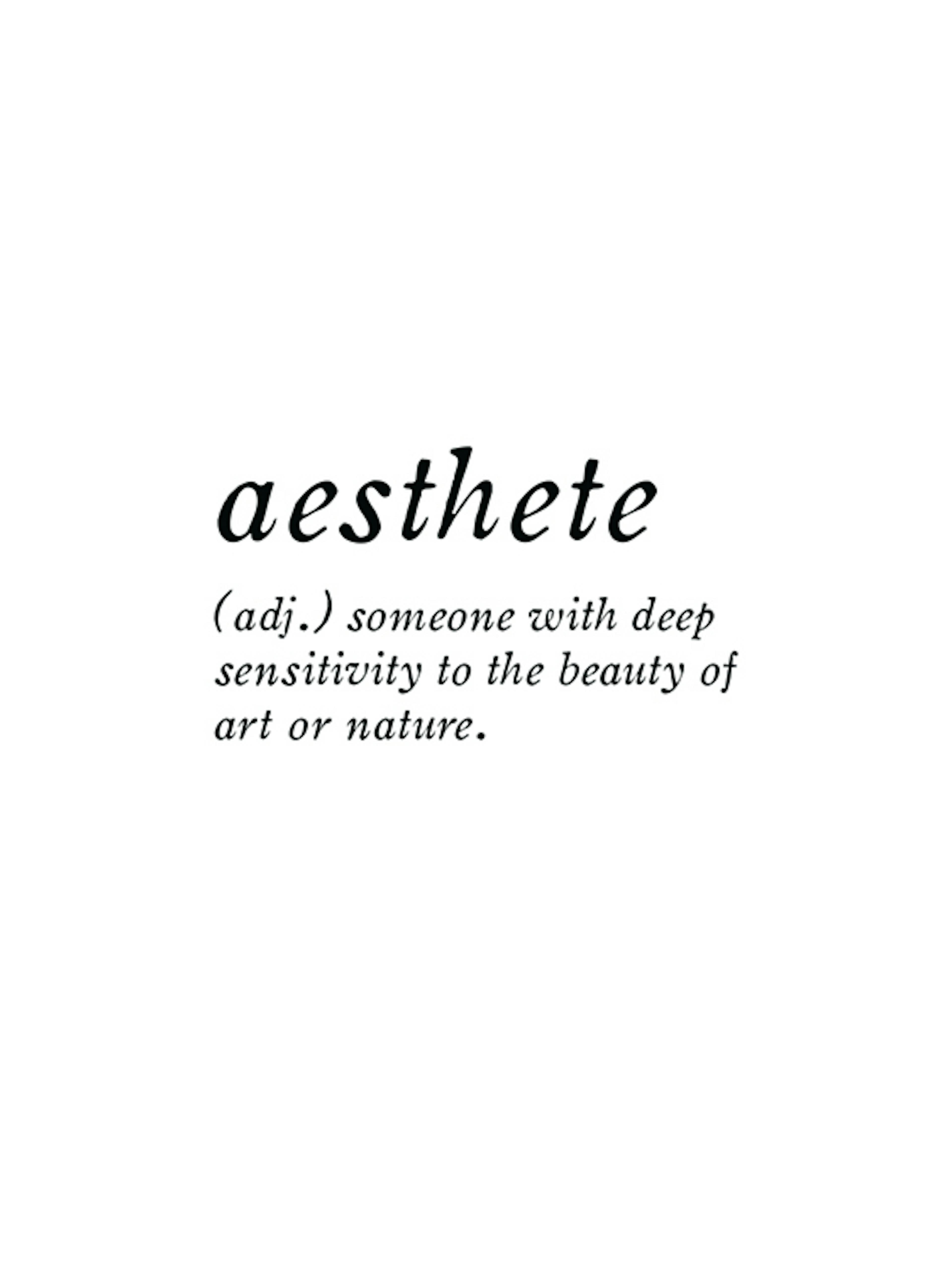 Aesthete Poster 0