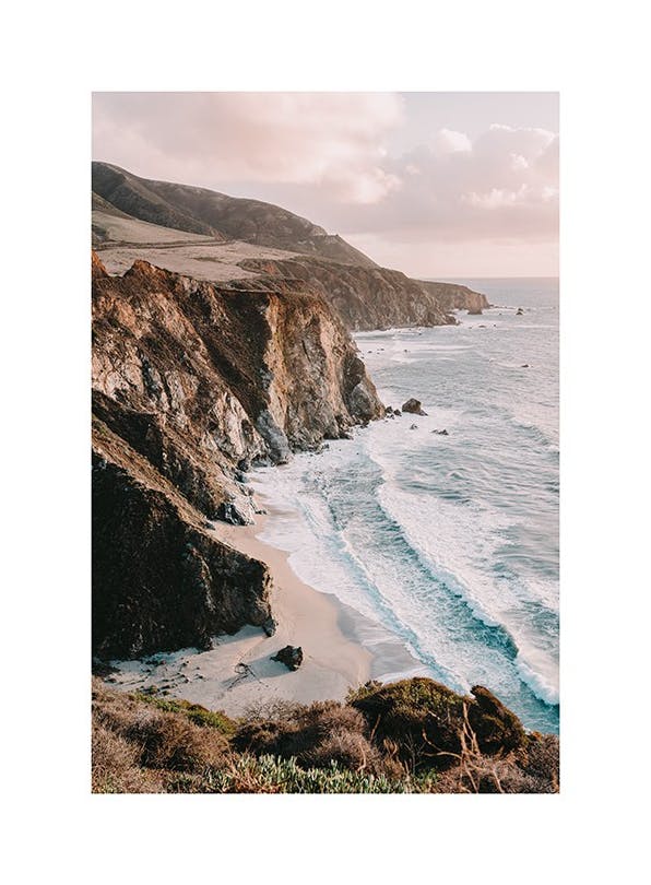 Big Sur Coastline Poster (30x40 cm) - Fotokunst
