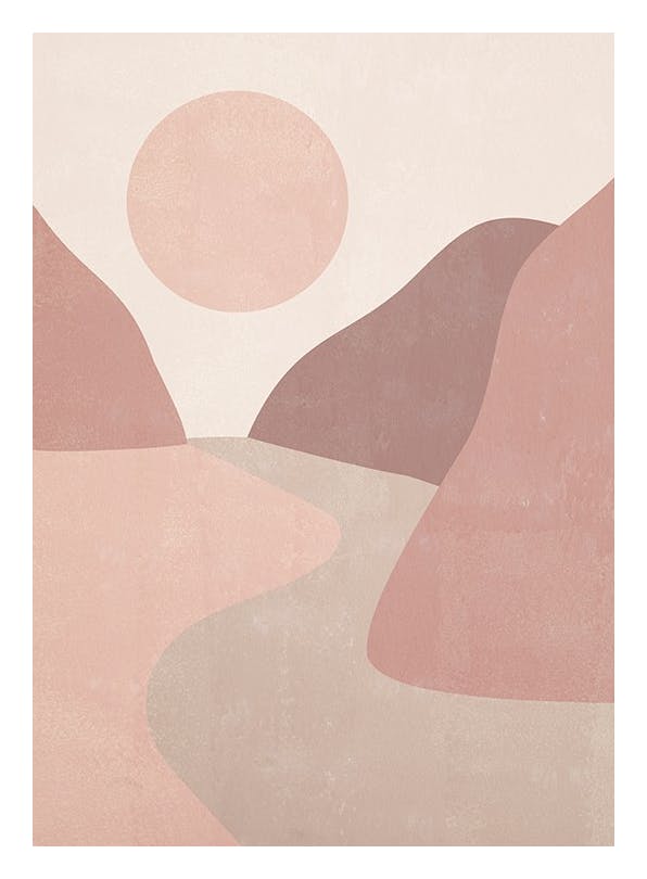 Graphic Landscape No1 Poster (50x70 cm)- Arte moderna