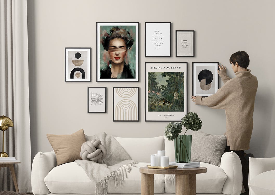 Mix And Match gallery wall