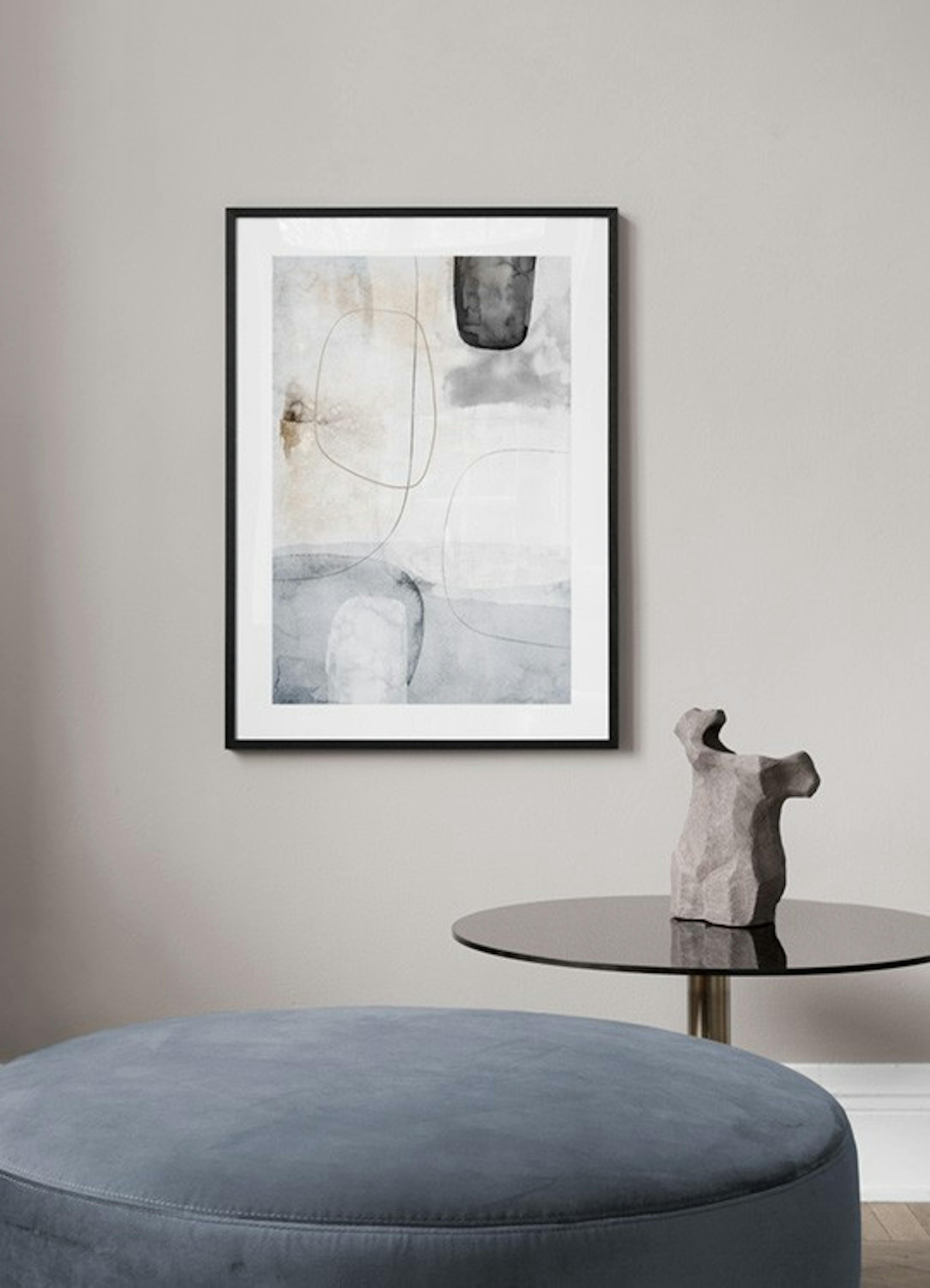 Abstract Watercolor Touch No2 Poster