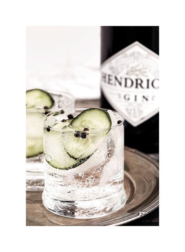Gin & Tonic Drink Poster (21x30 cm)- Poster per la cucina
