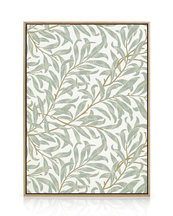 William Morris - Willow Bough Obraz na płótnie (50x50 cm - Ramka dębowa)
