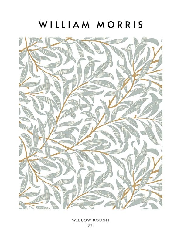 William Morris - Willow Bough Poster (40x50 cm) - William Morris Poster