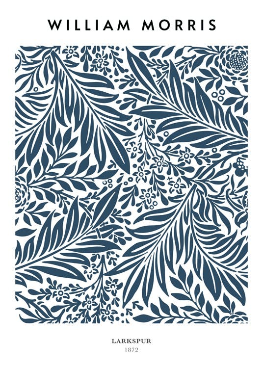 William Morris - Larkspur Plakat 0