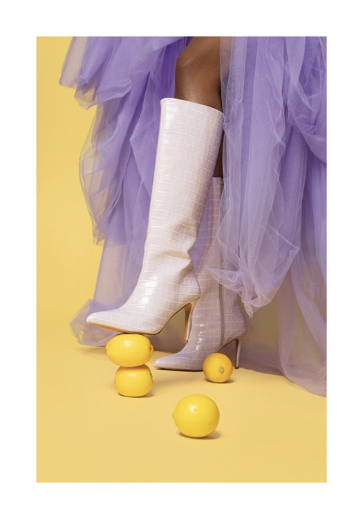 Boots on Lemons Plakat 0
