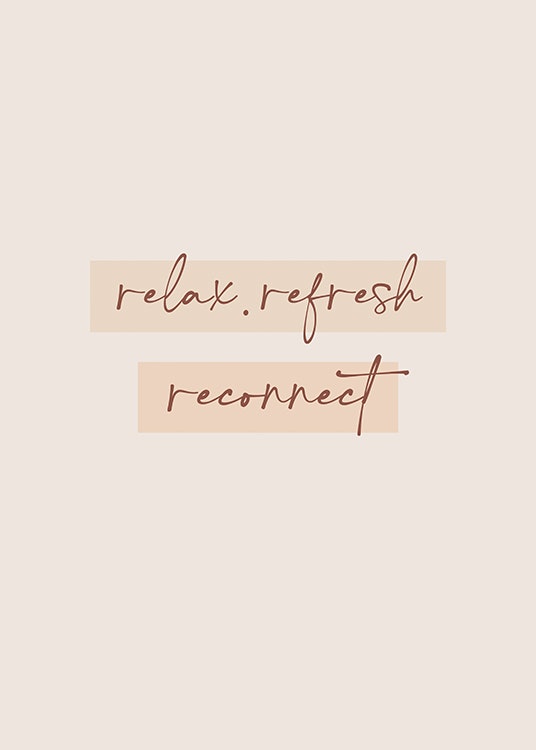 Relax, Refresh, Reconnect Poster 0