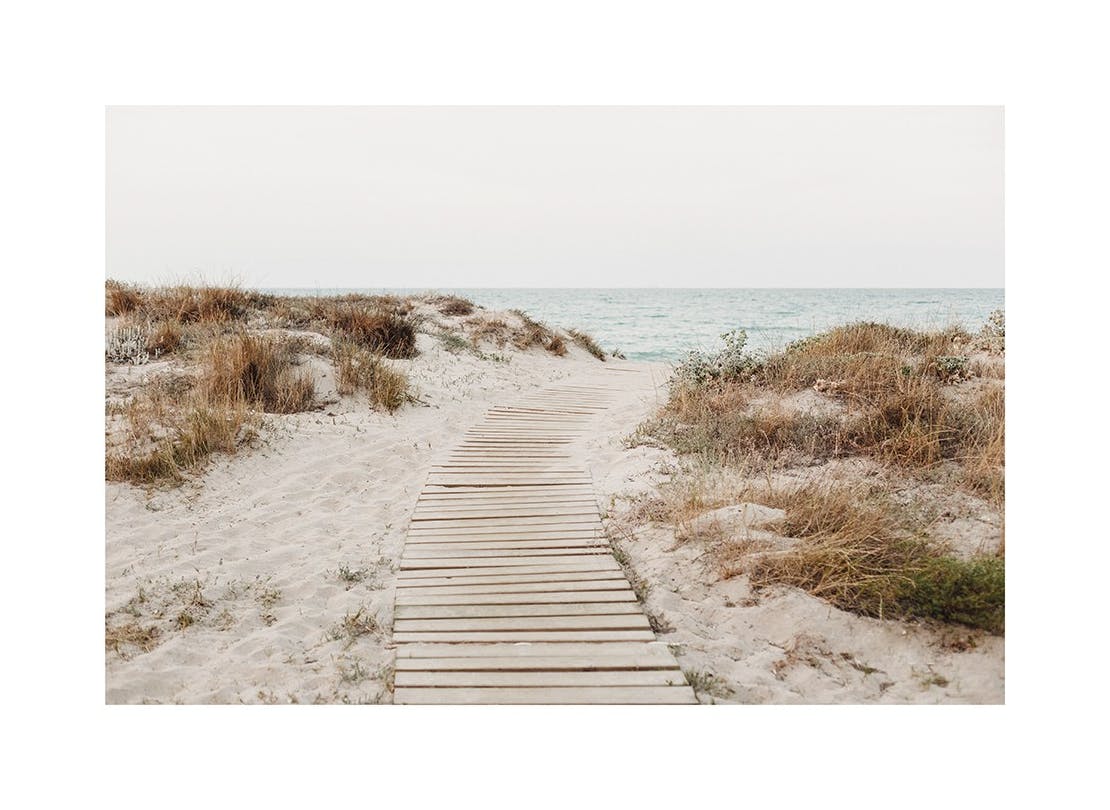 Beach Path Affiche (30x40 cm) - Tableaux de plages