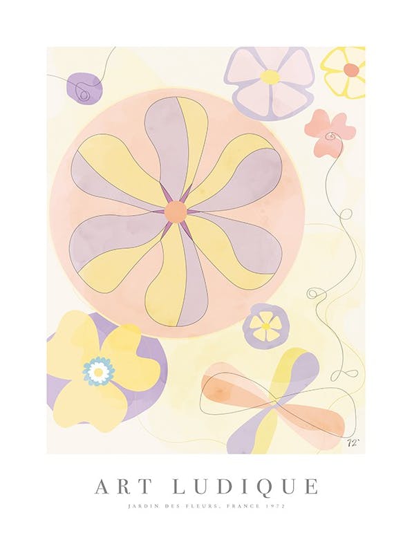 Prints - Playful Art Print (50x70 cm) - Abstract art prints