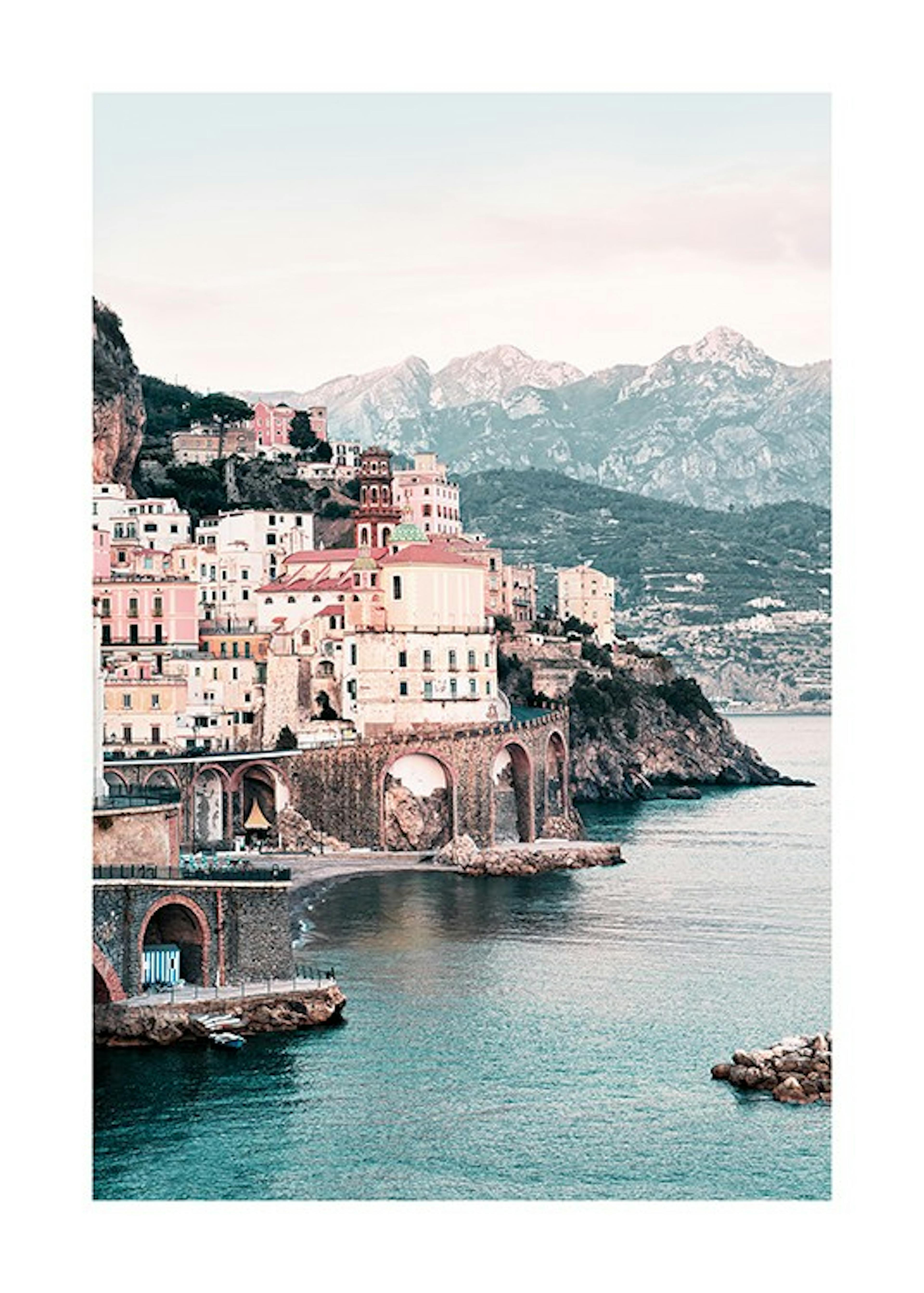 Amalfi Town Print 0