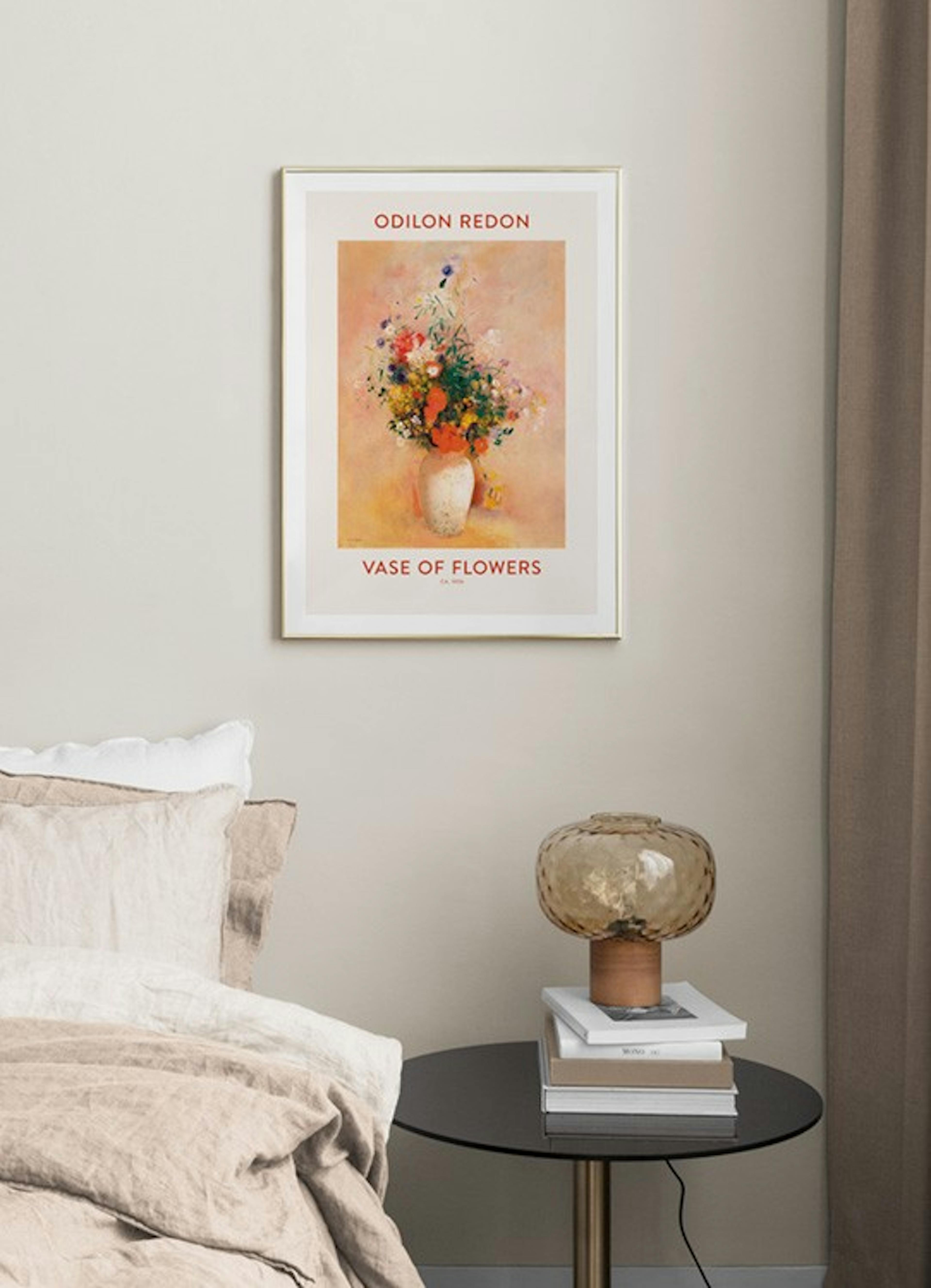 Redon - Vase of Flowers Print