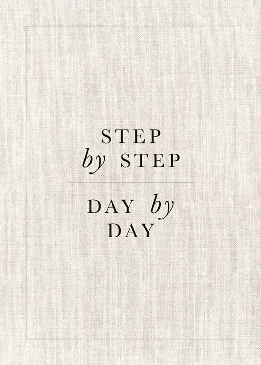Step by Step Plakát 0