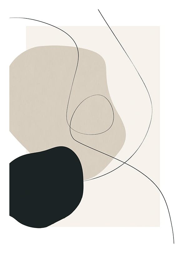 Boho Shapes Plakat (70x100 cm)- Ana Johnson X Desenio