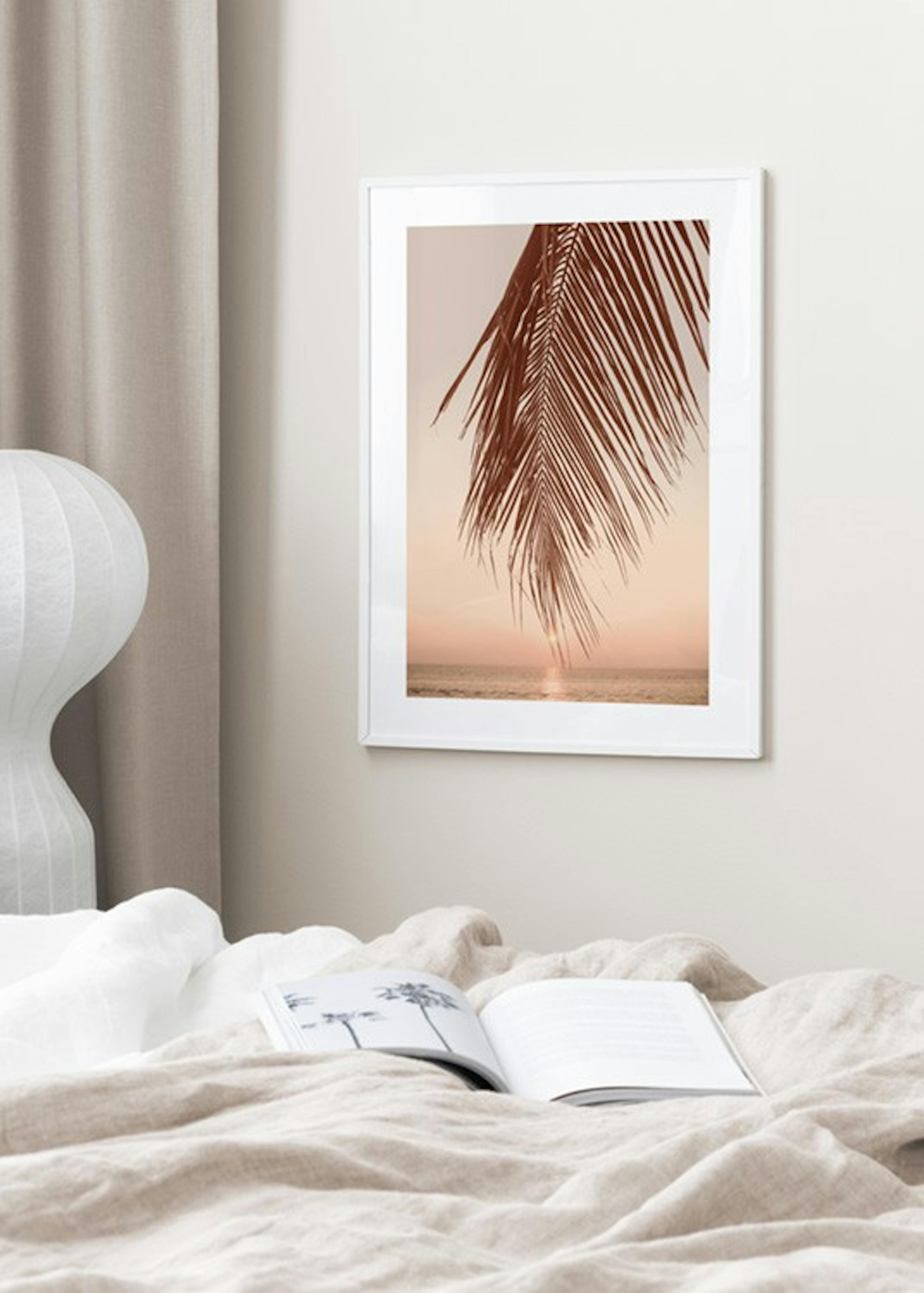Sunset Palm Print
