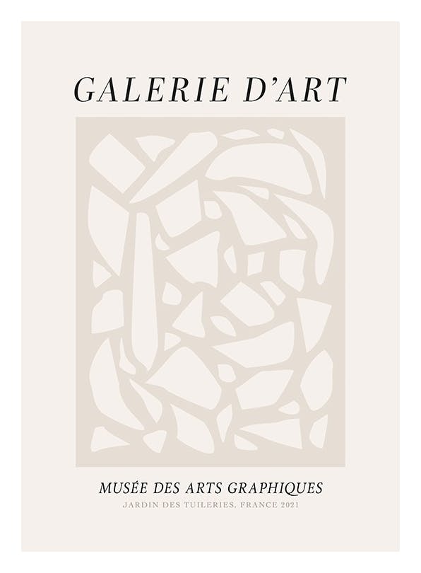 Galerie D'art No1 Poster (50x70 cm)