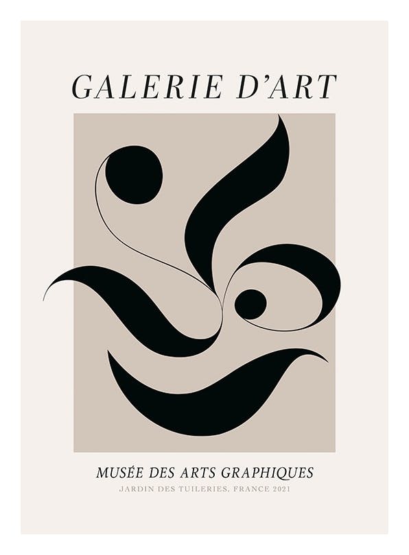 Prints - Galerie D'art No2 Print (50x70 cm) - Abstract art prints