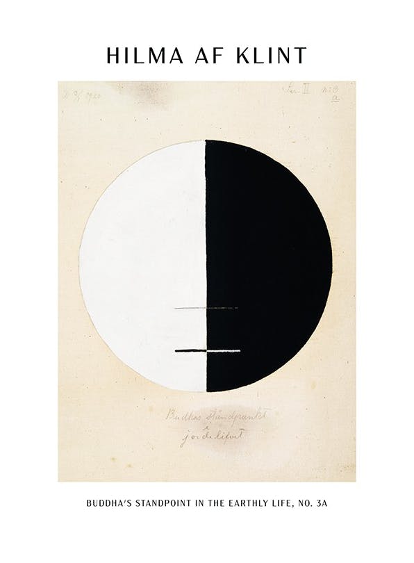 Plakat - Buddha ́s standpoint in the earthly life, No.3A by Hilma Af Klint (50x70 cm)