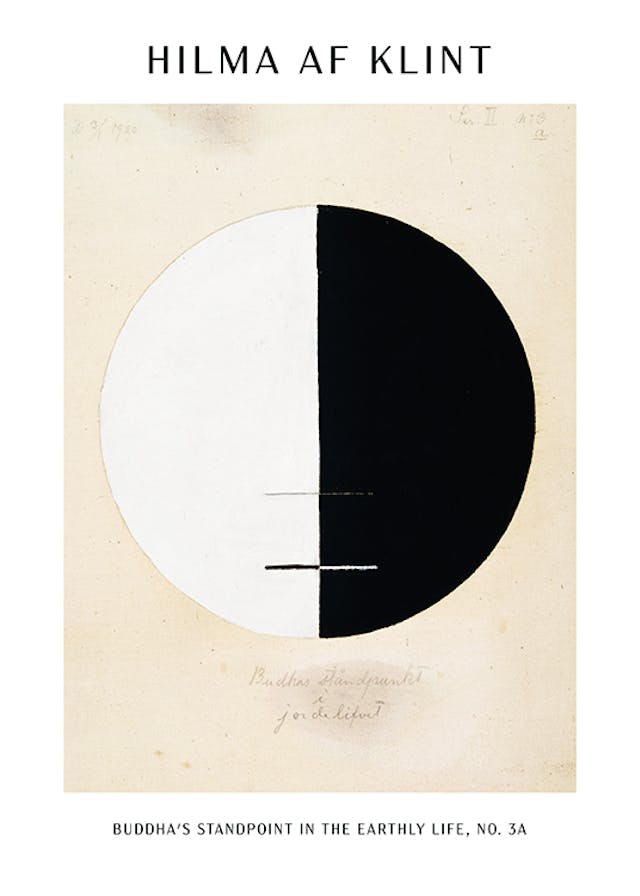 Hilma af Klint Buddha's Standpoint in the Earthly Life, No.3a Affiche