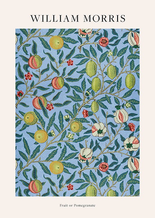 William Morris - Fruit or Pomegranate Poster 0