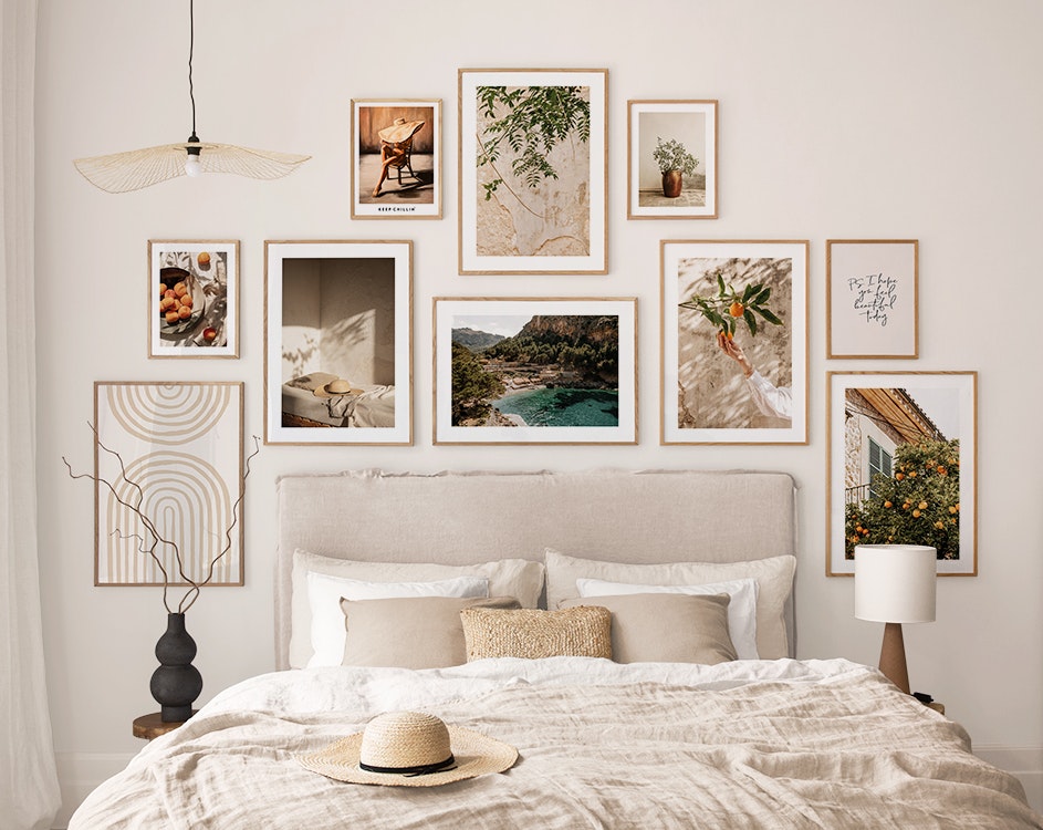 Late Summer Dream gallery wall